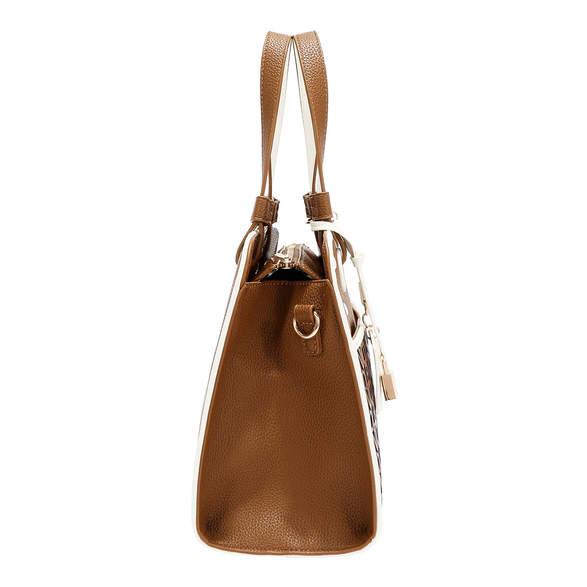 Bolsa De Mano Nicole Lee Con Logo En Corte Laser FW26