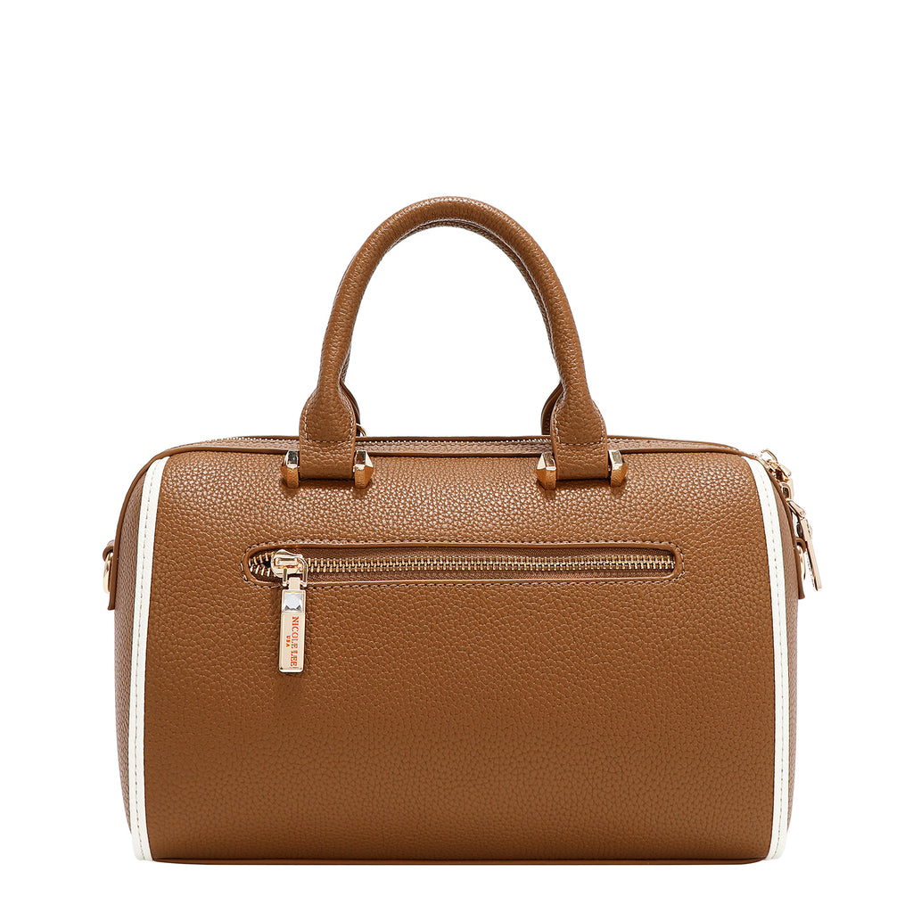 Bolsa Estilo Boston Nicole Lee Con Logo En Corte Laser FW26