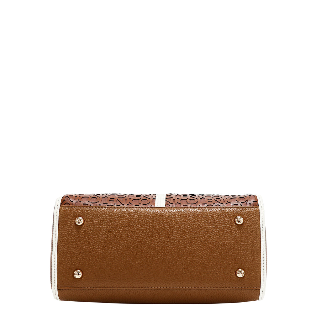 Bolsa Estilo Boston Nicole Lee Con Logo En Corte Laser FW26