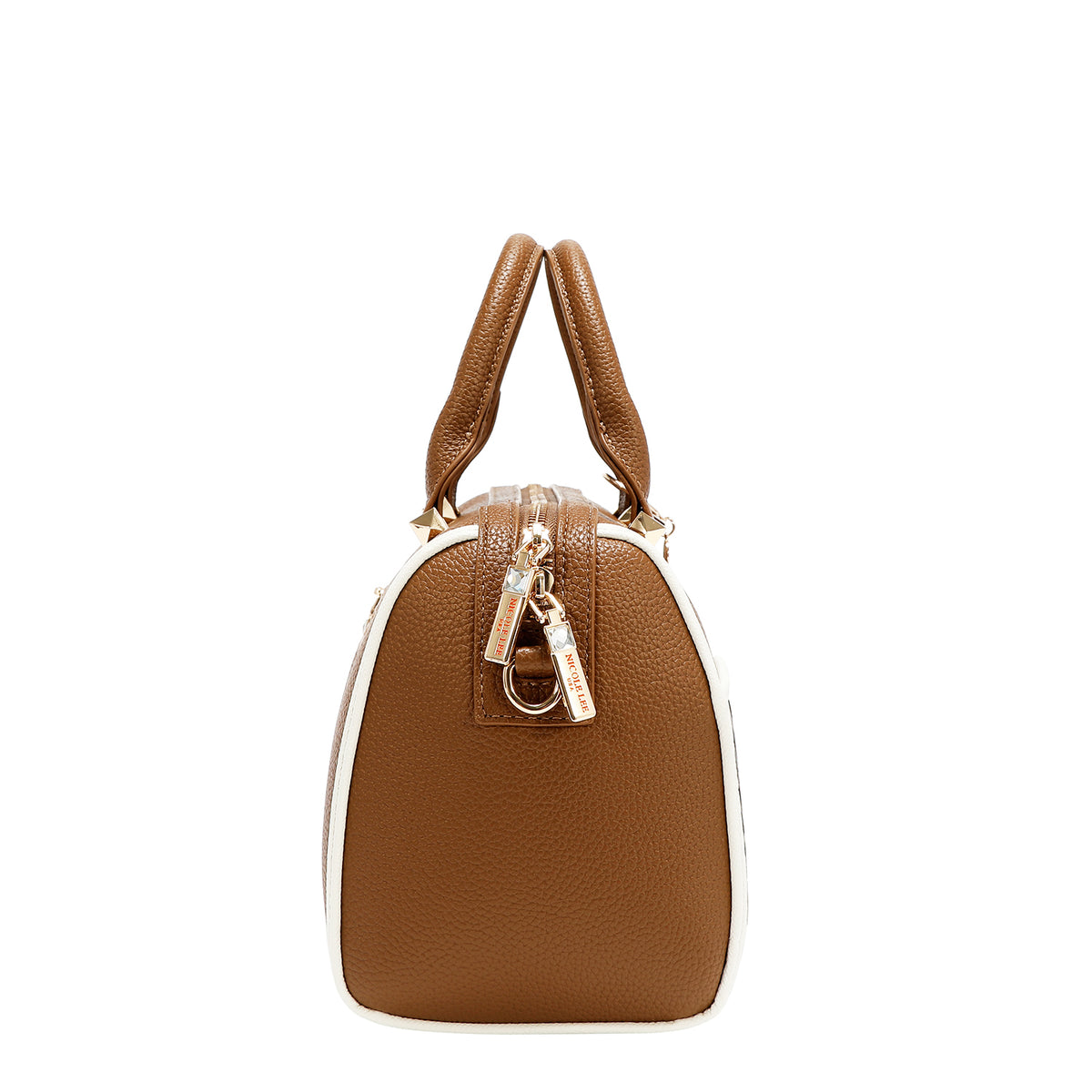 Bolsa Estilo Boston Nicole Lee Con Logo En Corte Laser FW26