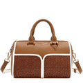 Bolsa Estilo Boston Nicole Lee Con Logo En Corte Laser FW26