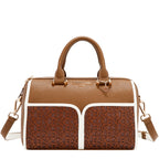 Bolsa Estilo Boston Nicole Lee Con Logo En Corte Laser FW26