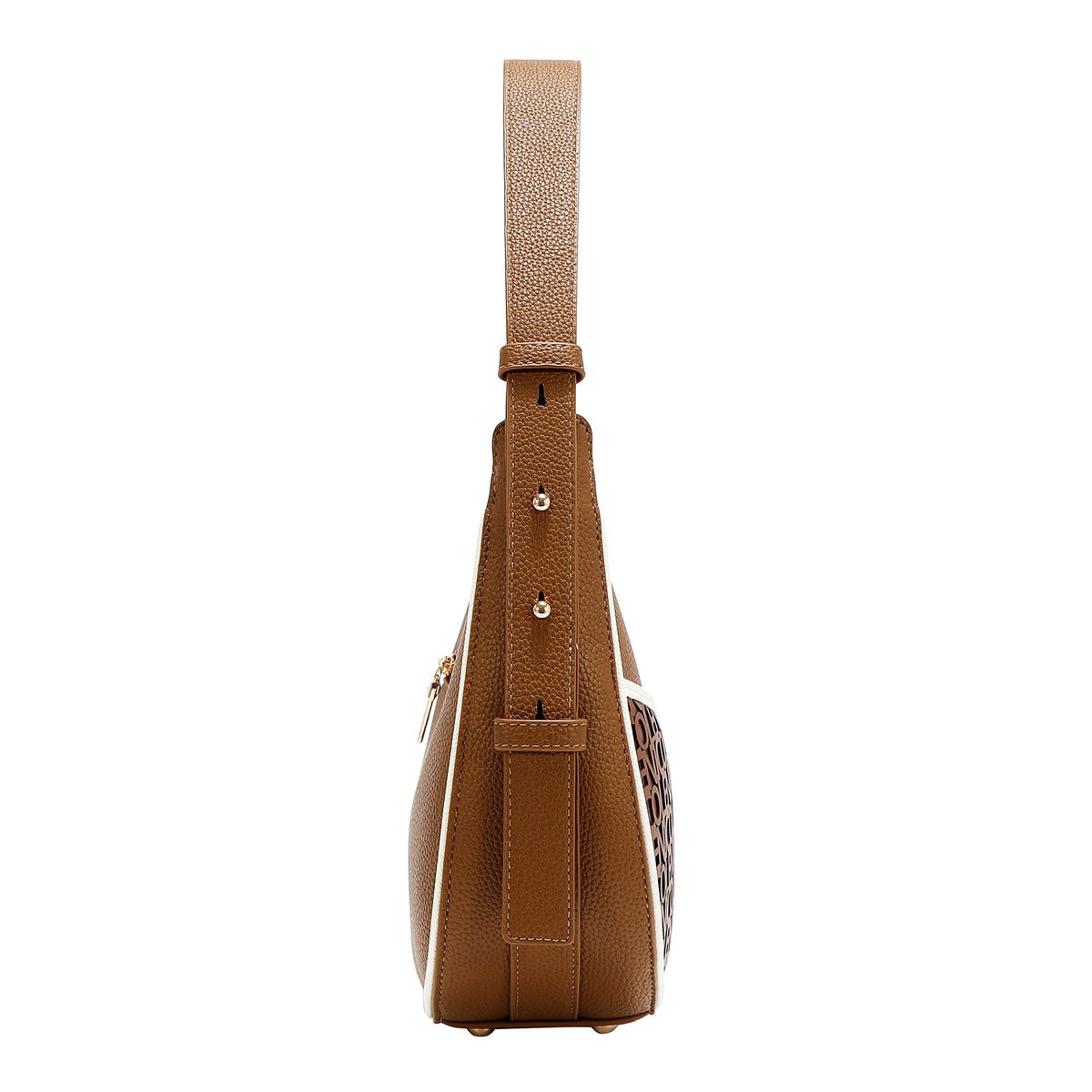 Bolsa Estilo Hobo Nicole Lee Con Logo En Corte Laser FW26