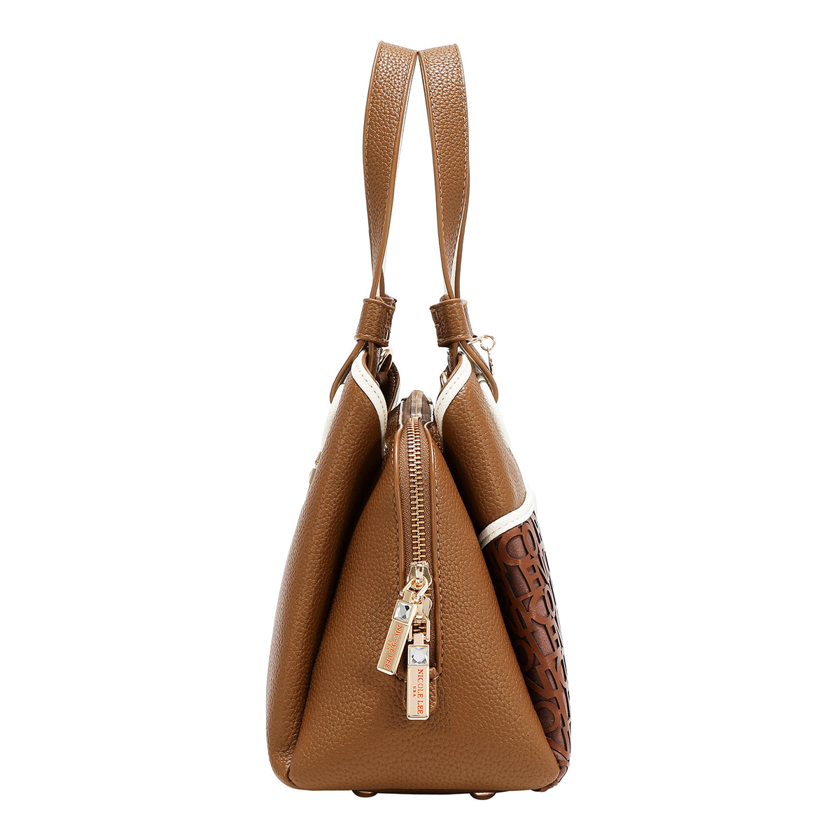Bolso Satchel Nicole Lee Con Logo En Corte Laser FW26