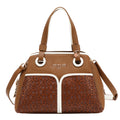 Bolso Satchel Nicole Lee Con Logo En Corte Laser FW26