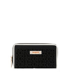 Cartera Nicole Lee De Cierre Con Logo En Corte Laser FW26