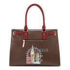 Bolsa Tote Nicole Lee Con Bolsillo Frontal London Eye FW26