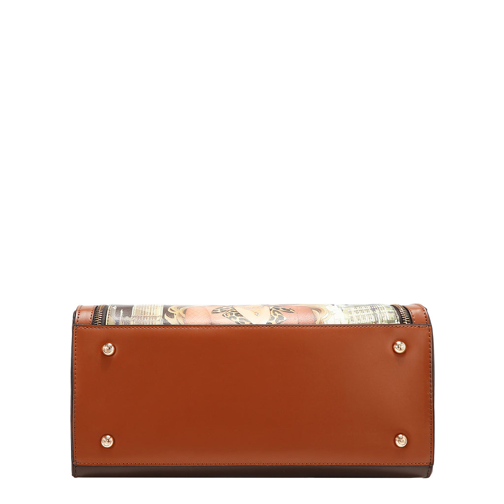 Bolsa Tote Nicole Lee Con Bolsillo Frontal London Eye FW26