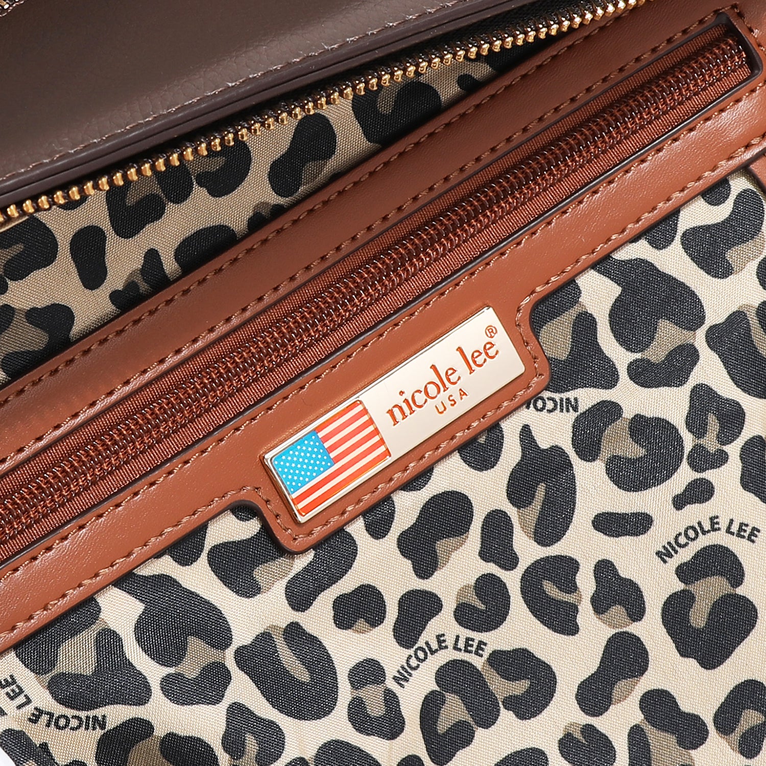 Bolsa Tote Nicole Lee Con Bolsillo Frontal London Eye FW26