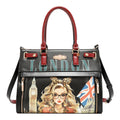 Bolsa Tote Nicole Lee Con Bolsillo Frontal London Eye FW26