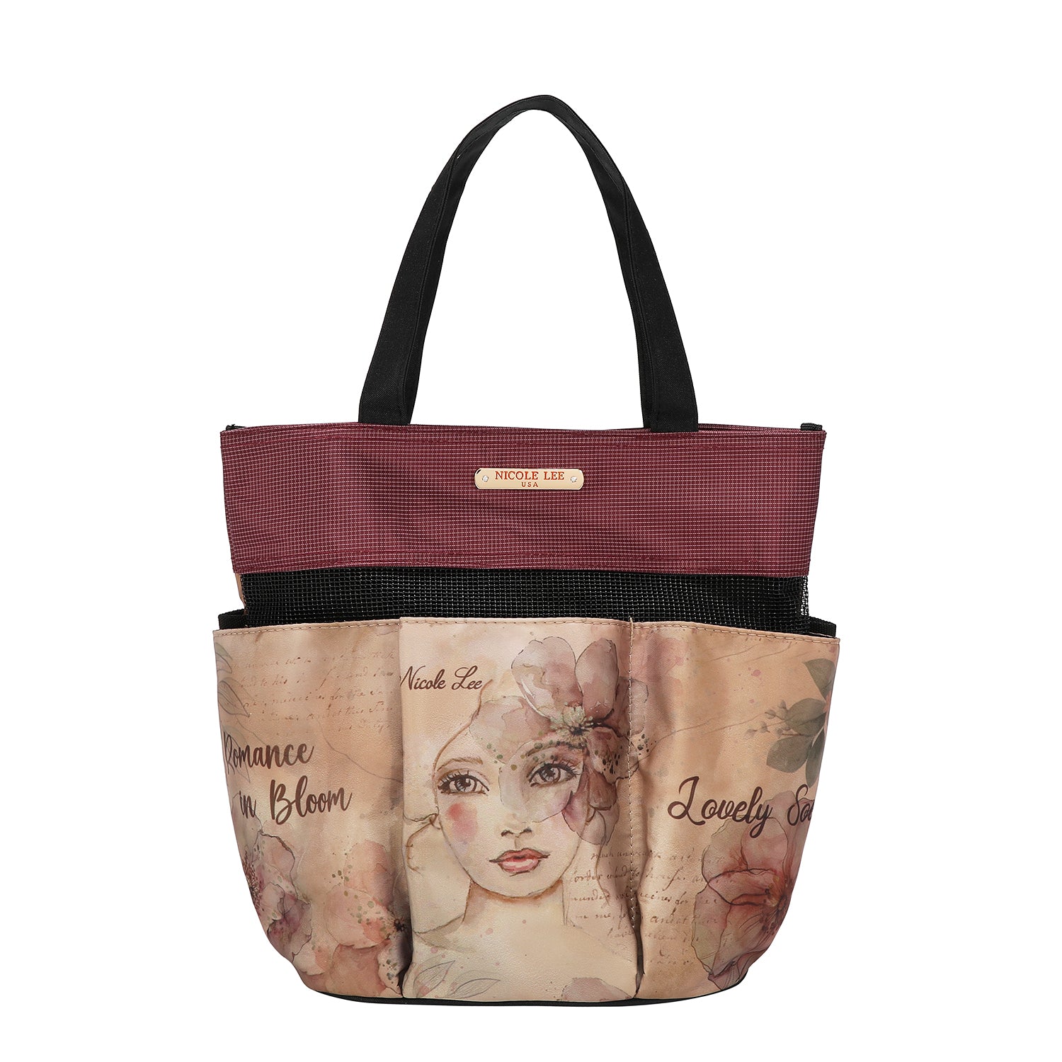 Bolsa Organizadora Nicole Lee De Tela Print Reflection SS26