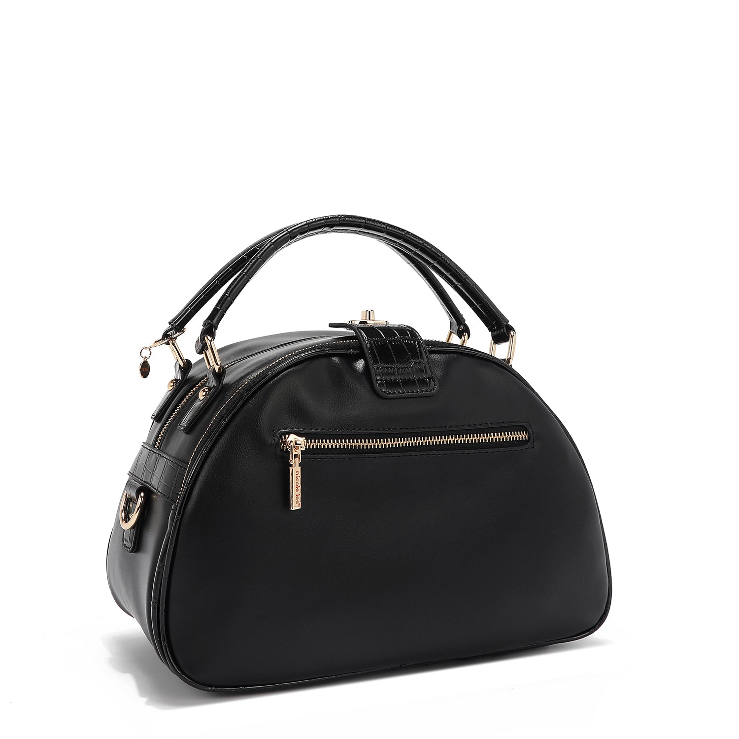 Bolsa Dome Nicole Lee Con Cinturon de Hebilla Metálica SS25