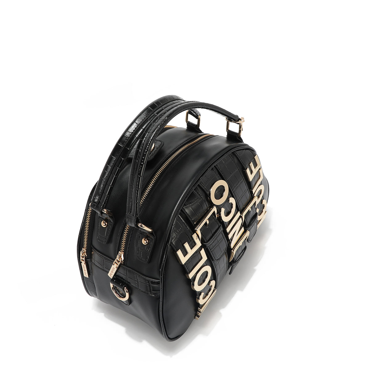 Bolsa Dome Nicole Lee Con Cinturon de Hebilla Metálica SS25