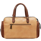 Bolsa boston Nicole Lee vintage con parches FW25