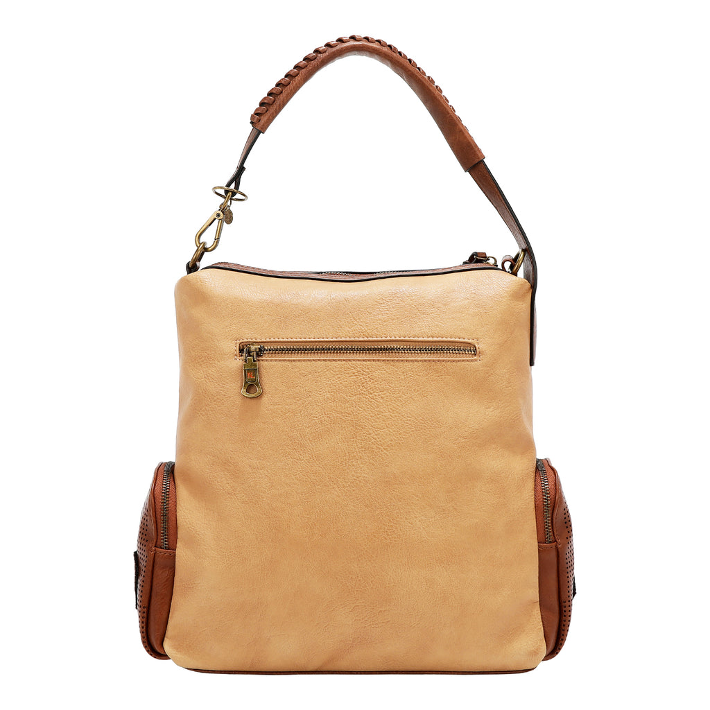 Bolsa shopper Nicole Lee vintage con parches FW25