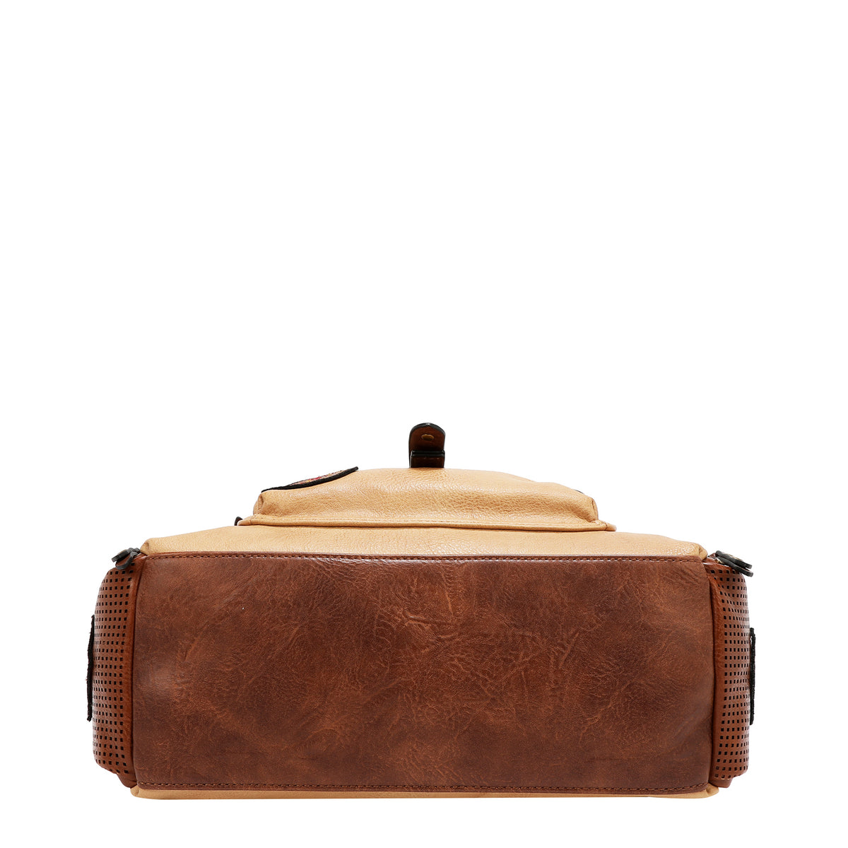 Bolsa shopper Nicole Lee vintage con parches FW25