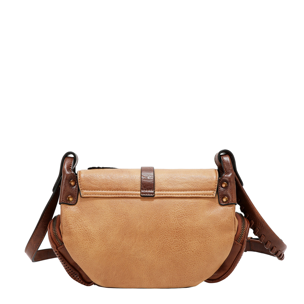 Bolsa Mensajera Nicole Lee Vintage Con Parches FW25