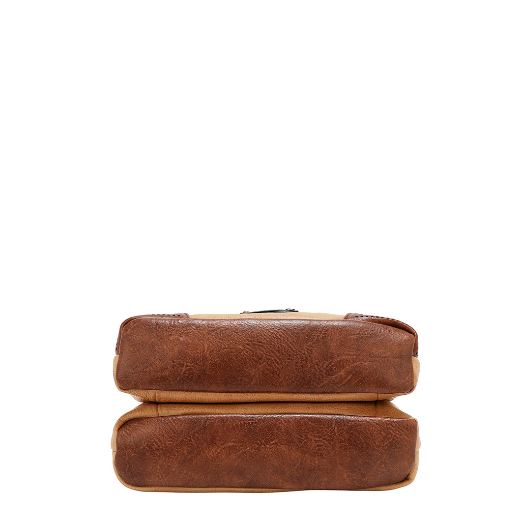 Bolsa cruzada Nicole Lee vintage con parches FW25