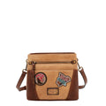 Bolsa cruzada Nicole Lee vintage con parches FW25