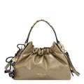 Bolsa de mano Nicole Lee acabado brillante y llavero FW25
