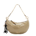 Bolsa media luna Nicole Lee acabado brillante y llavero FW25