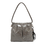 Bolsa satchel Nicole Lee acabado brillante y llavero FW25