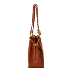 Bolsa Tote Nicole Lee De Gamuza Con Flores Y Hojas FW25