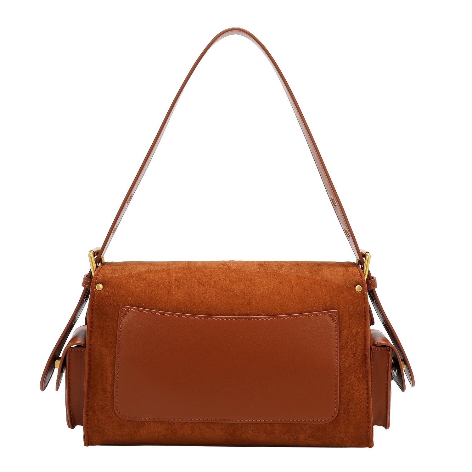 Bolsa mensajera Nicole Lee de gamuza con flores y hojas FW25