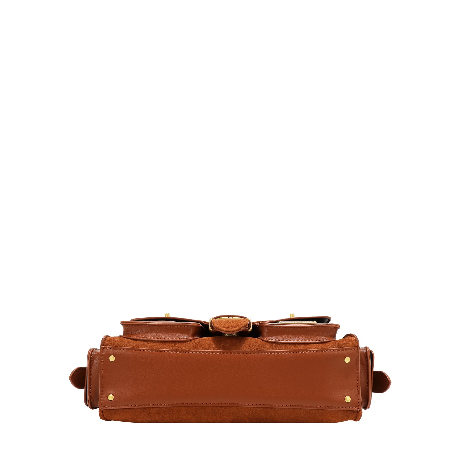 Bolsa mensajera Nicole Lee de gamuza con flores y hojas FW25
