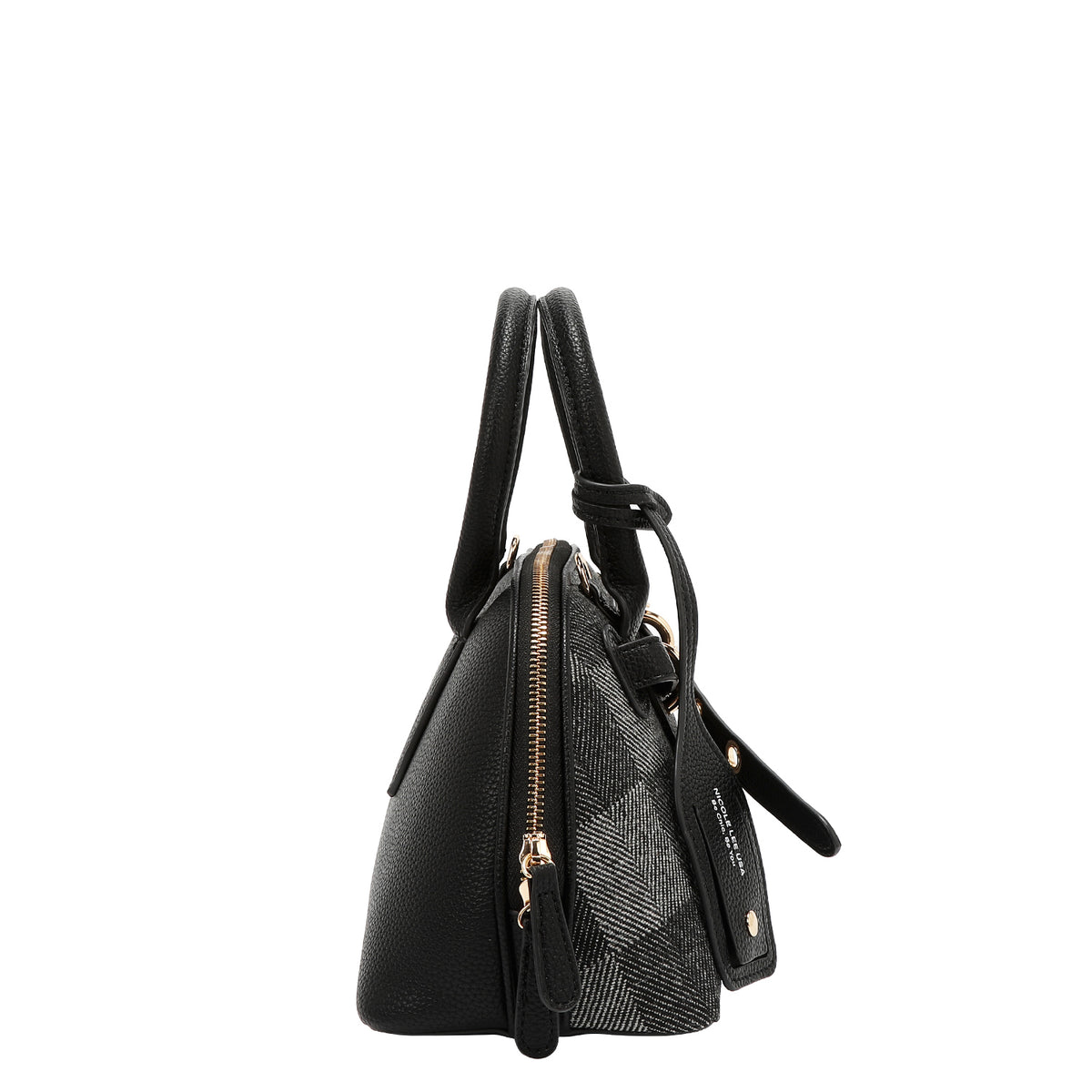 Bolsa Dome Nicole Lee Estampada De Cuadros FW25