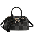Bolsa Dome Nicole Lee Estampada De Cuadros FW25