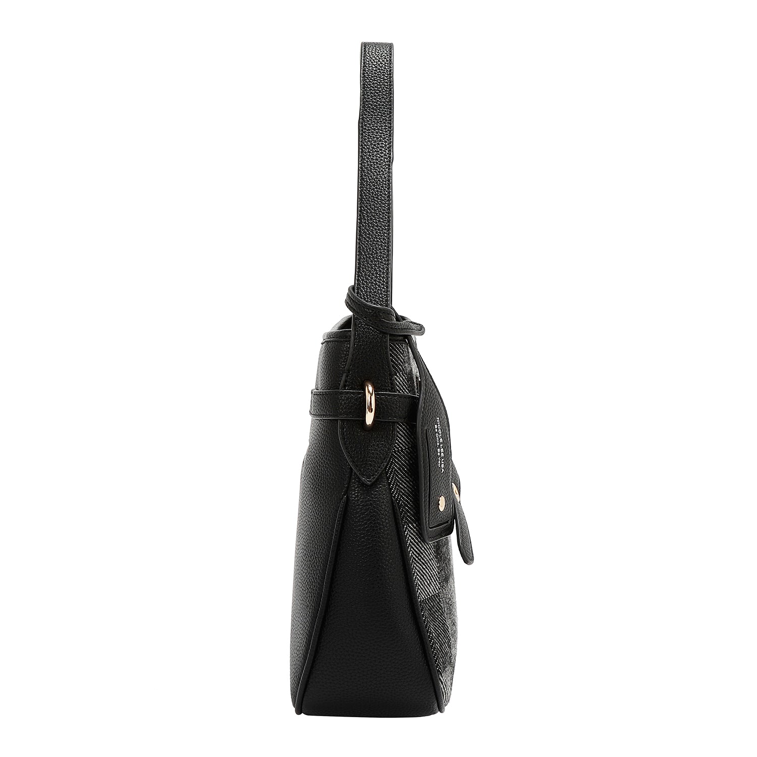 Bolsa Hobo Nicole Lee Estampada De Cuadros FW25