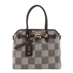 Bolsa Cuadrada Nicole Lee Estampada De Cuadros FW25