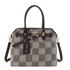Bolsa Cuadrada Nicole Lee Estampada De Cuadros FW25