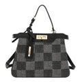 Bolsa de hombro Nicole Lee estampado de cuadros FW25