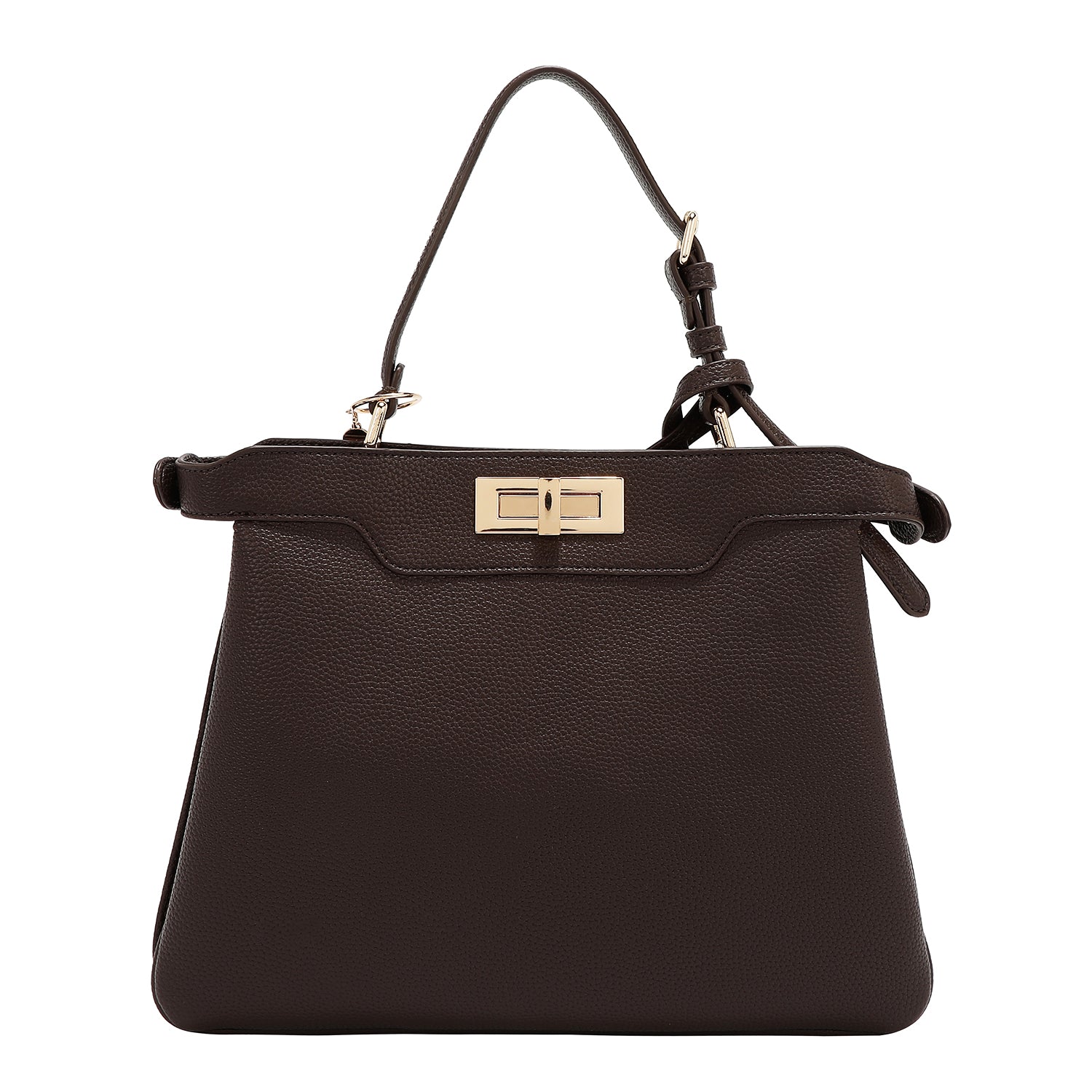 Bolsa de hombro Nicole Lee estampado de cuadros FW25