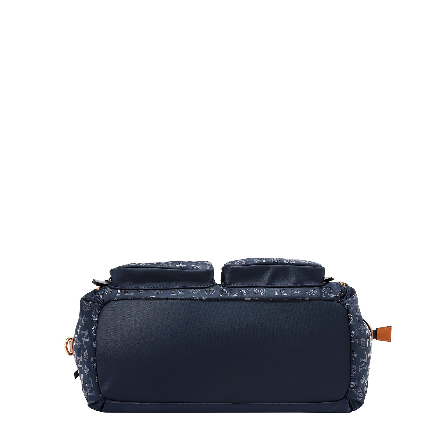 Bolsa satchel Nicole Lee de nylon holográfica FW25