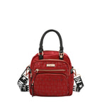 Bolsa cruzada Nicole Lee de nylon holográfica FW25