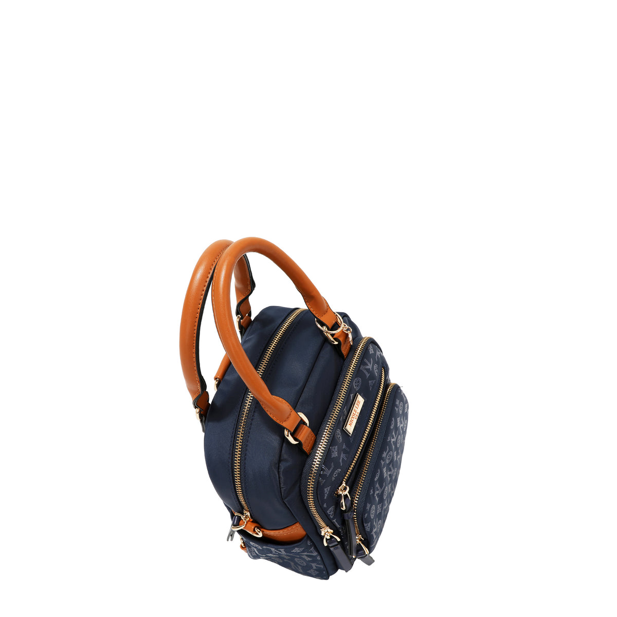 Bolsa cruzada Nicole Lee de nylon holográfica FW25