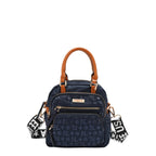 Bolsa cruzada Nicole Lee de nylon holográfica FW25