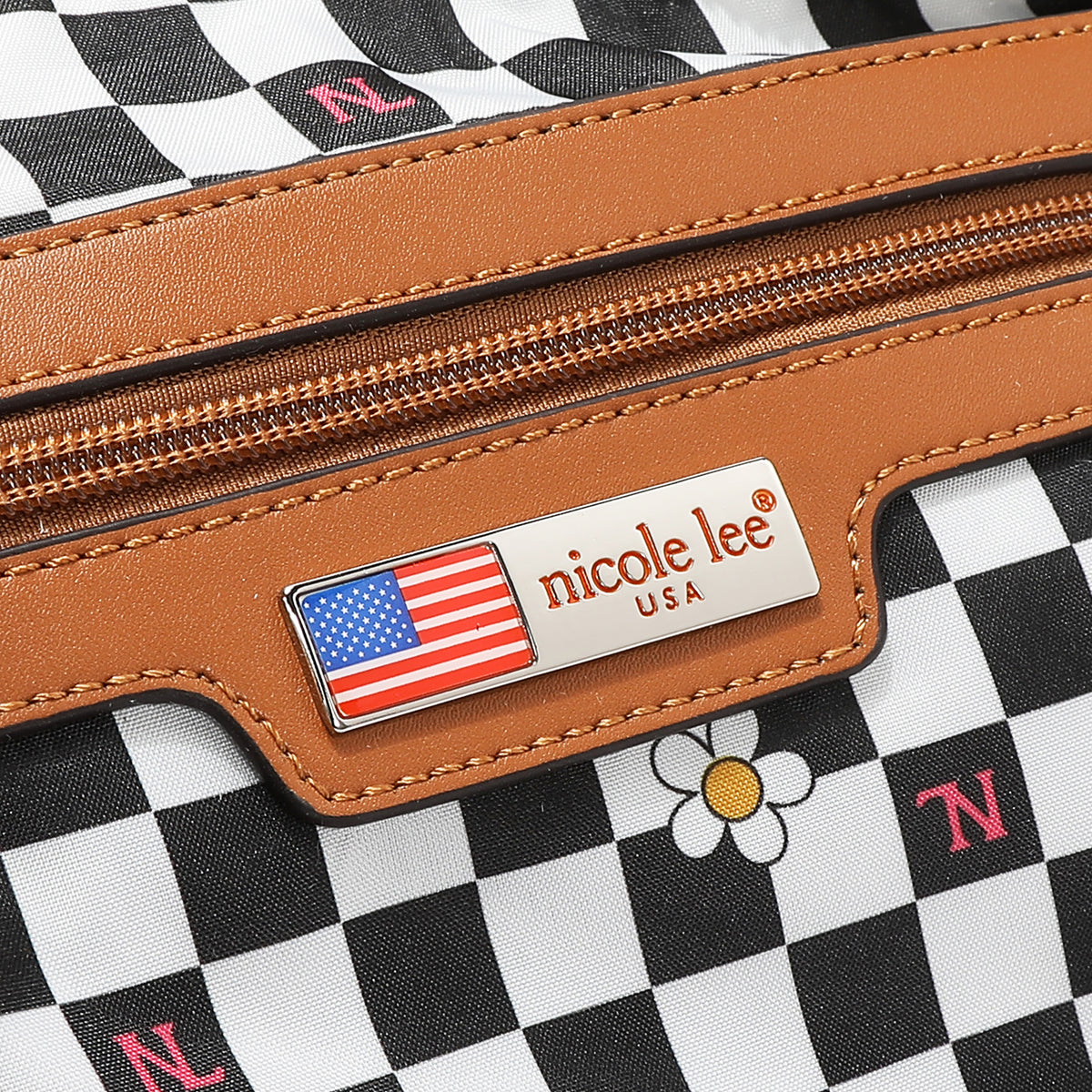 Bolsa Shopper Nicole Lee Con Malla Estilo Urban SS26
