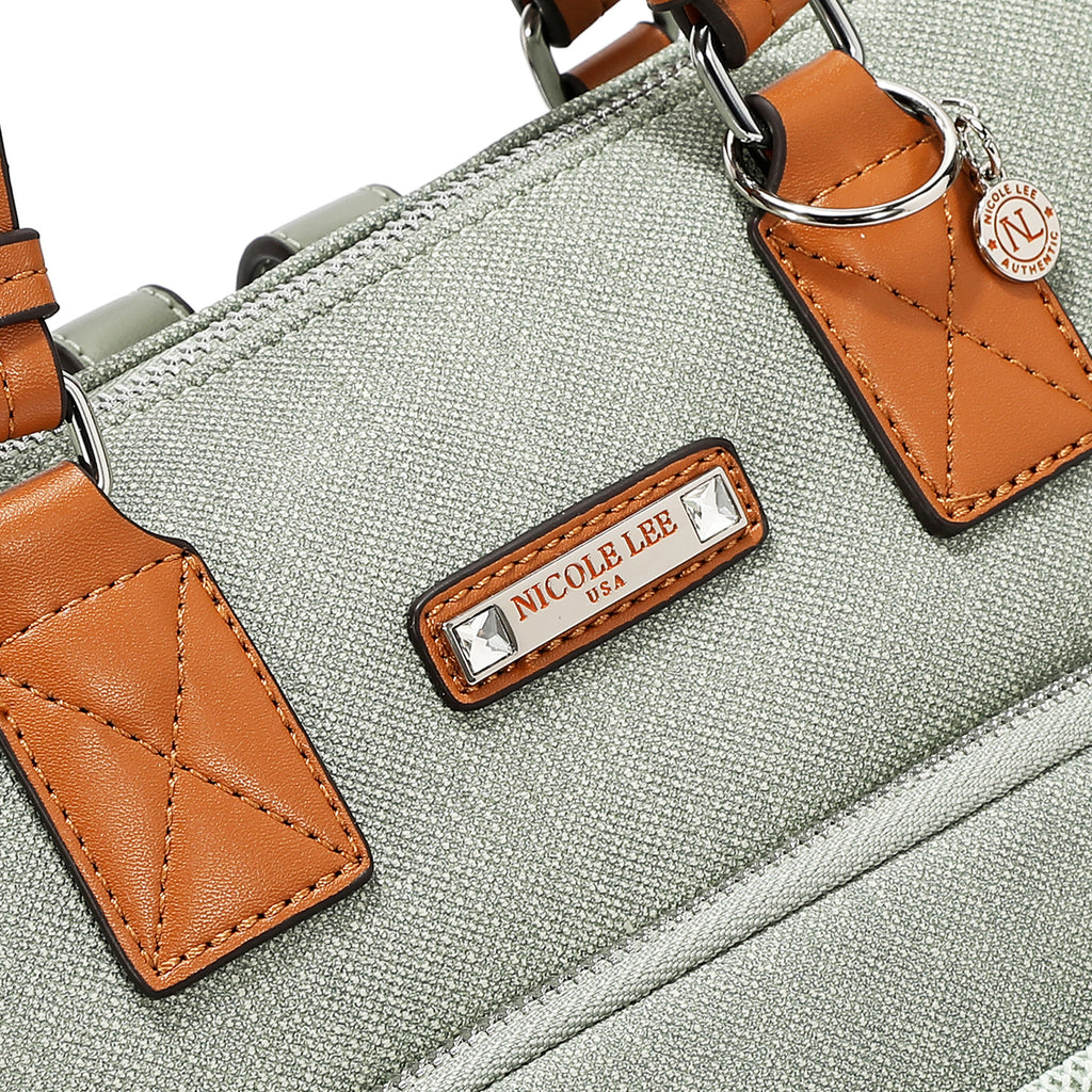 Bolsa Shopper Nicole Lee Con Malla Estilo Urban SS26