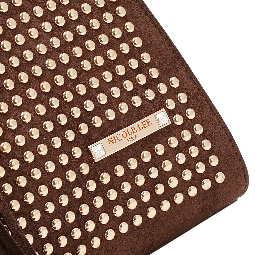 Bolsa Dome Nicole Lee Con Tachuelas Studded Glam FW26