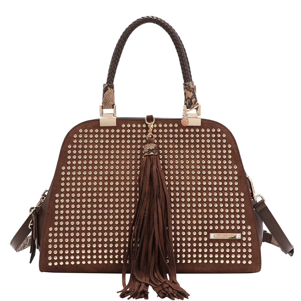 Bolsa Dome Nicole Lee Con Tachuelas Studded Glam FW26
