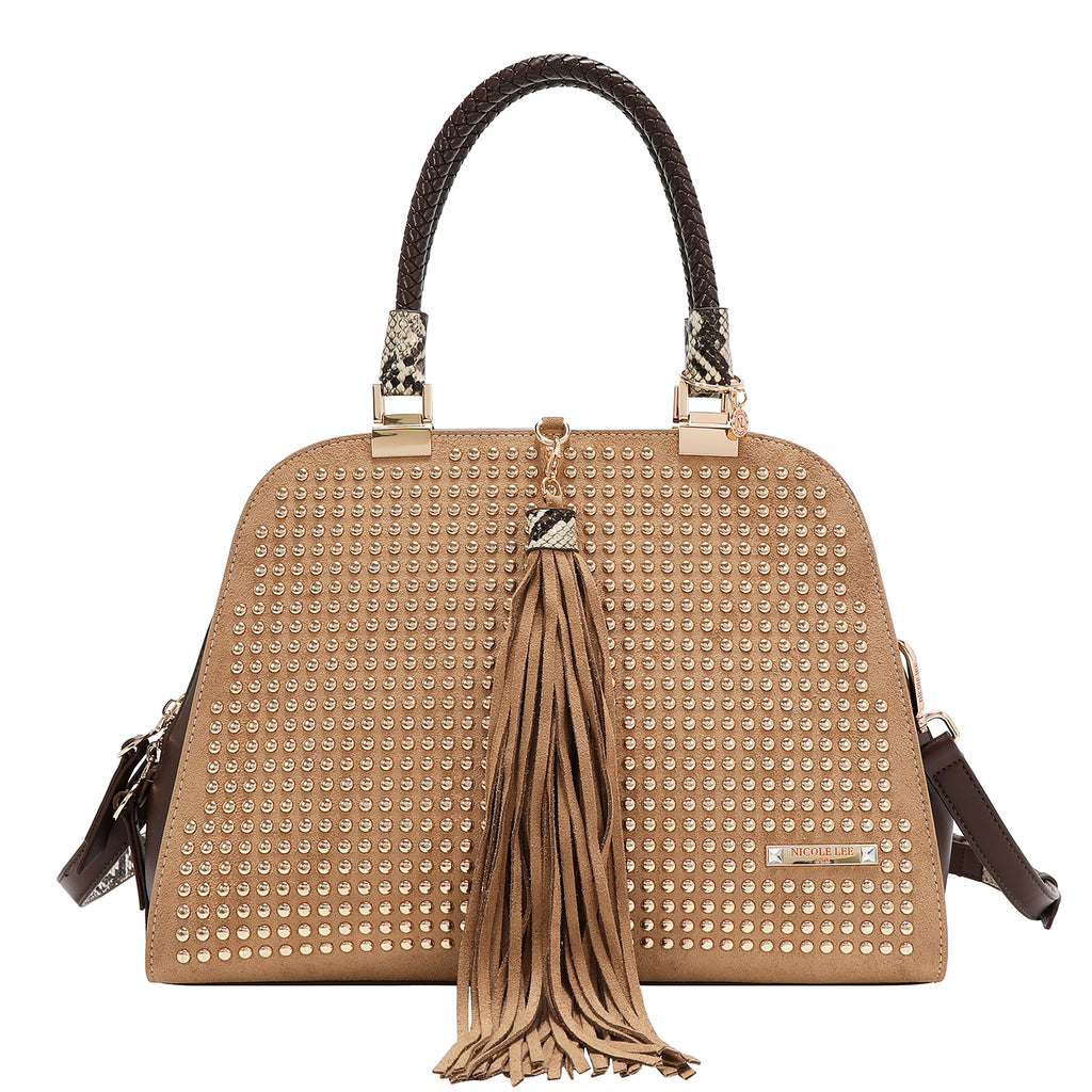 Bolsa Dome Nicole Lee Con Tachuelas Studded Glam FW26