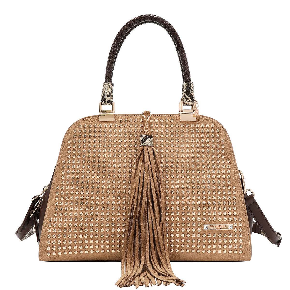 Bolsa Dome Nicole Lee Con Tachuelas Studded Glam FW26
