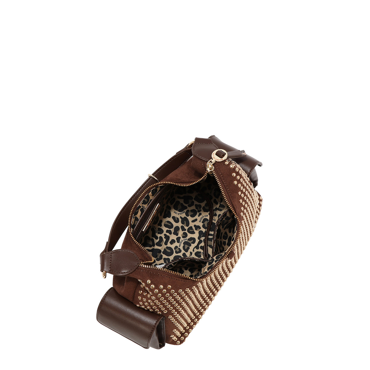 Bolsa Hobo Nicole Lee Con Tachuelas Studded Glam FW26