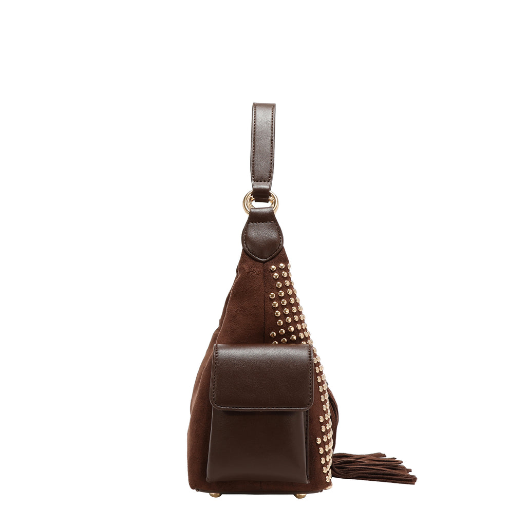 Bolsa Hobo Nicole Lee Con Tachuelas Studded Glam FW26