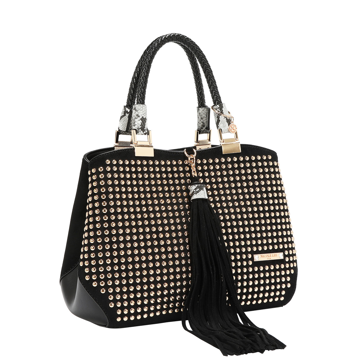 Bolsa Cuadrada Nicole Lee Con Tachuelas Studded Glam FW26
