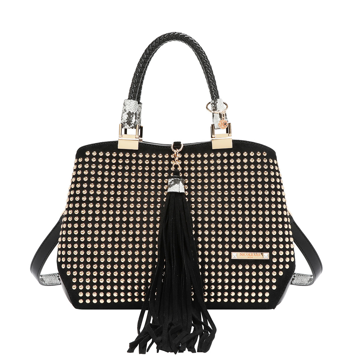Bolsa Cuadrada Nicole Lee Con Tachuelas Studded Glam FW26